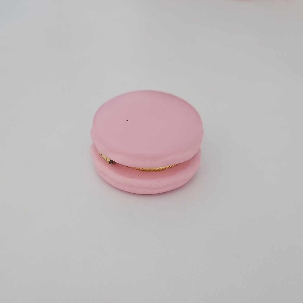 Two's Company Limoges-Style Pink Macaron Trinket Box